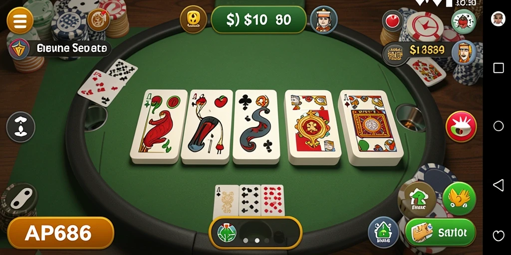 Screenshot gameplay Domino yang menegangkan dan seru.