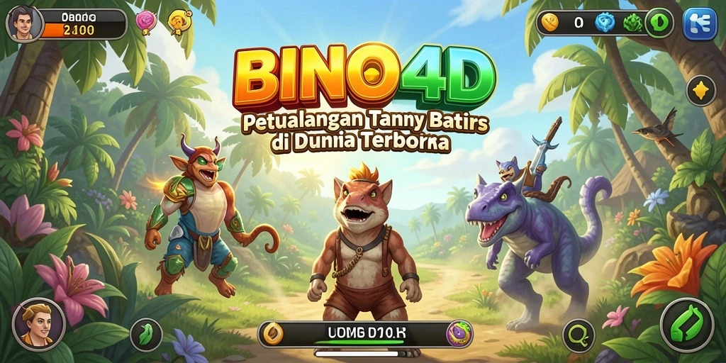 Screenshot gameplay BINGO4D menampilkan aksi eksplorasi di dunia terbuka.