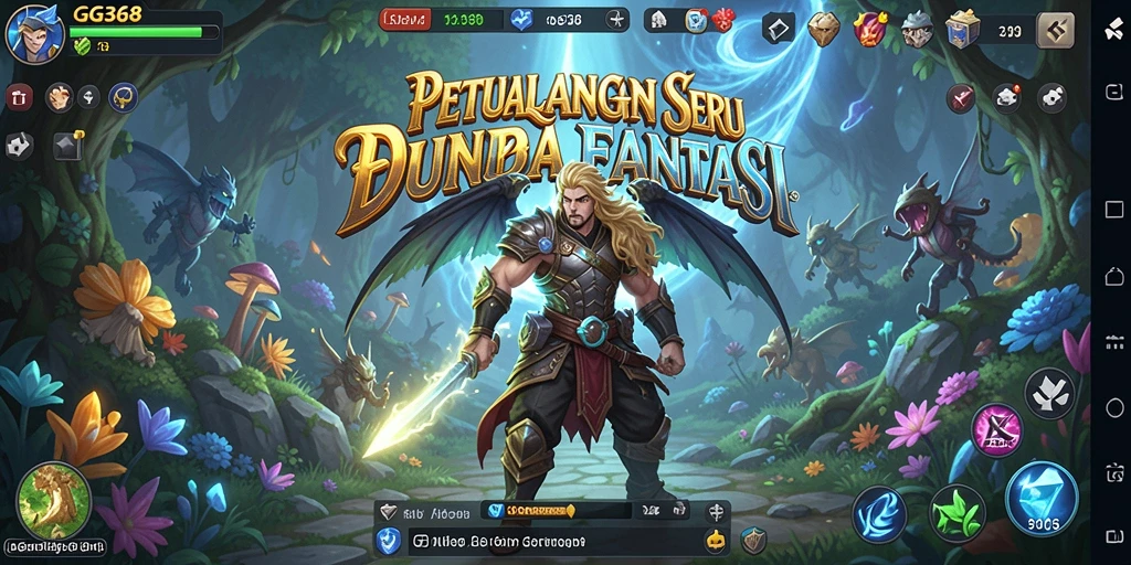 Menampilkan gameplay seru dalam dunia petualangan yang luas.
