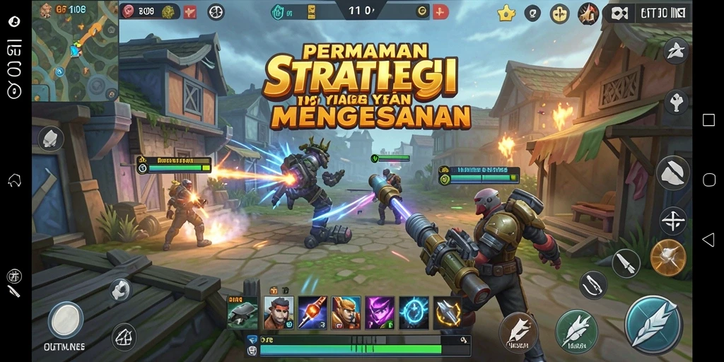 Tampilan gameplay GT108 yang seru dengan aksi strategi yang mendebarkan.