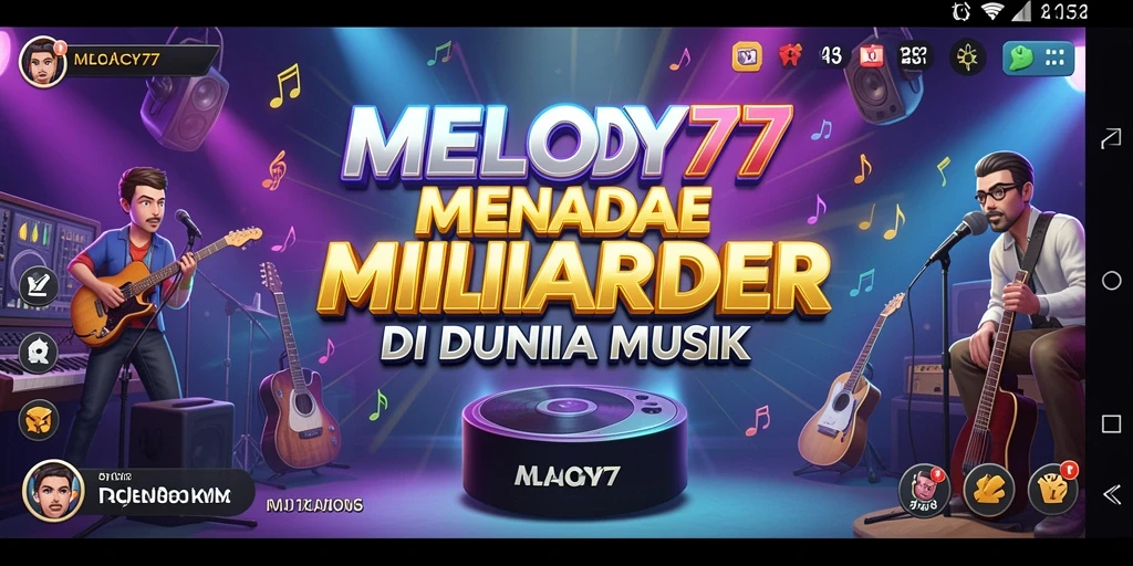 Screenshot utama MELODY77 menampilkan gameplay Tycoon yang mengasyikkan.
